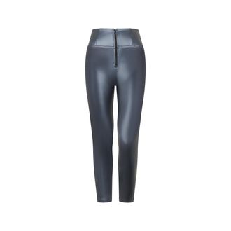 Freddy Pantaloni WR.UP 7/8 vita alta in similpelle metallizzata