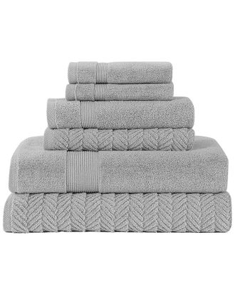 Modern Threads Modern Threads Zero Twist Otis Jacquard 6Pc Towel Set