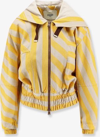 Fendi Giubbino in cotone e lino - FENDI - gender_Woman