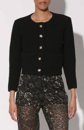 Walter Baker Janis Cardigan in Black at Nordstrom Rack, Size X-Small