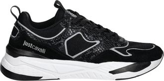 Just Cavalli Hombre, Zapatos, Negro, Talla: 44 EU