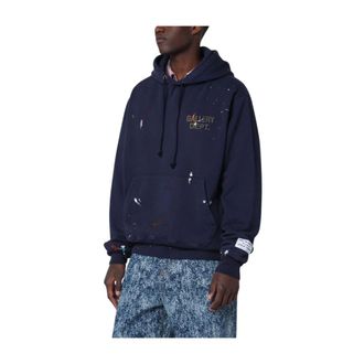 Gallery Dept. Heren, Sweatshirts & Hoodies, Blauw, Maat: L Katoen