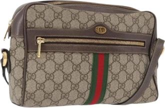Gucci Pre-owned Cross Body Bags, female, Beige, Size: ONE SIZE Pre-owned Vintage Cross Body Bag