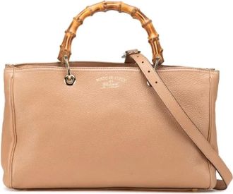 Gucci Pre-owned Handbags, female, Beige, Size: ONE SIZE Pre-owned Leather gucci-bags