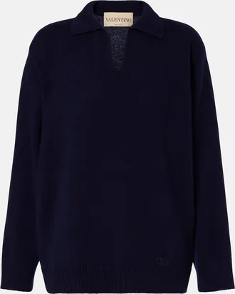 Valentino Cashmere polo sweater