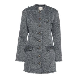 Gestuz Blue Twill Structure Dress