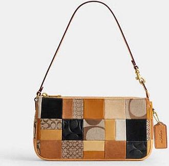 Coach Plaza Bag 25 With Patchwork