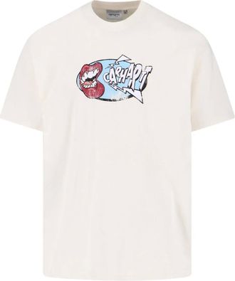 Carhartt Work in Progress Louder T-shirt - unisex - Organic Cotton - S - Neutrals