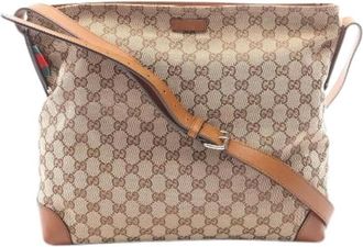 Gucci Borsa a tracolla Pre-owned G Canvas Sherry Line - - Pre-owned - Donna - Beige - ONE SIZE