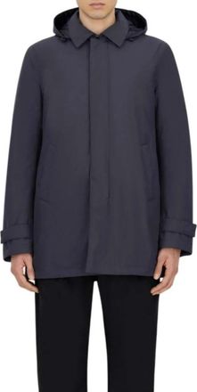 Herno Donsjas Parka - Heren - Parka Jassen - Blauw - M - Nylon - Jassen