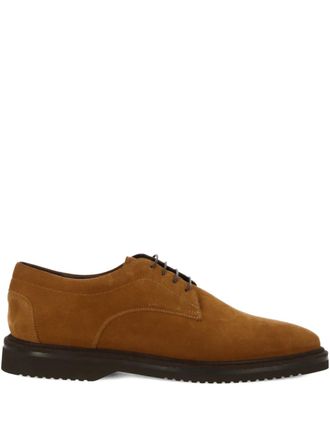 Ortigni suede derby shoes - Brown