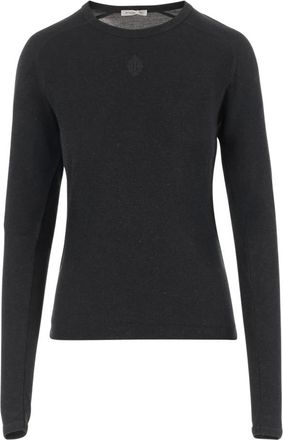 By Malene Birger Lyocell Hennep Crew Neck Jersey Zwart - Dames - Ronde hals truien - Zwart - S - Hennep - Truien & Vesten