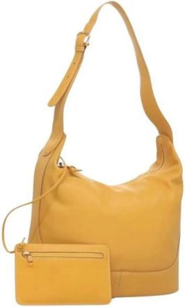 Loewe Pre-owned Shoulder Bags, female, Yellow, Size: ONE SIZE Pre-owned Shoulder Bag
