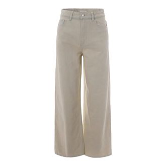 A.P.C. Wide Trousers, female, Beige, Size: W25 Wide Trousers