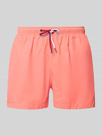 Mc Neal Badehose mit elastischem Bund und Tunnelzug in Hellrot, Gr&ouml;&szlig;e XXL