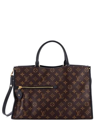 Louis Vuitton Popincourt NM Handbag Monogram Canvas with Leather MM satchel - Brown
