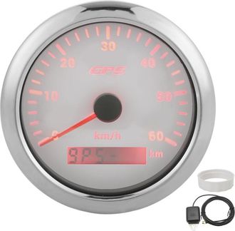 OEM Indicador De Velocidad De 85 Mm Con Pantalla Lcd, Od&oacute;metro Para Coches Y Barcos, Retroiluminaci&oacute;n Ajustable, 9-32 V Cc, Veloc&iacute;metro Marino, Veloc&iacute;metr