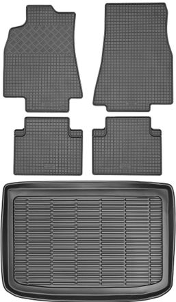 OEM Juego De Alfombrillas De Goma Para Coche Y Maletero Para Mercedes Clase A W169 Hatchback (2004-2012)