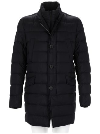 Herno Long Quilted Polyamide Down Jacket
