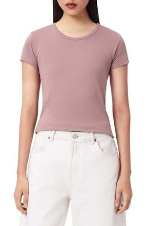 AllSaints Stevie Cotton T-Shirt in Dusty Lilac at Nordstrom, Size X-Small