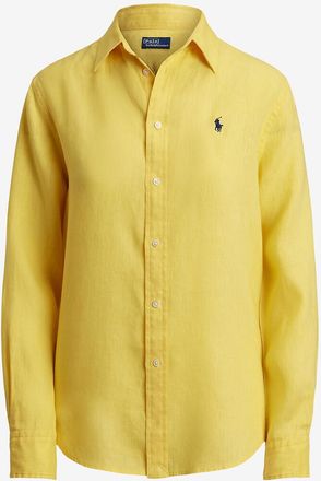 Polo Ralph Lauren Leinen-Langarm-Hemd Classic Fit