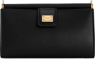 Dolce & Gabbana Clutch - Dames - Clutches - Zwart - ONE Size - Leer - Tassen