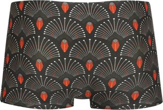 Lygia & Nanny Zwembroek met print - Bruin