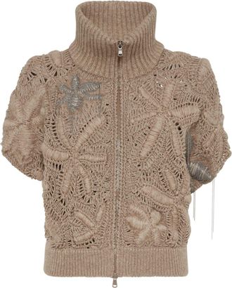 Brunello Cucinelli Cardigan in cashmere - Marrone