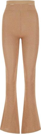 Andreadamo Biscuit stretch mesh pant