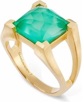 Dean Davidson Mini Plaza Ring in Banyan Green at Nordstrom, Size 7