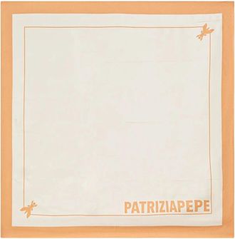Patrizia Pepe Zijden Sjaal - Dames - Zijden sjaals - Beige - ONE Size - Accessoires