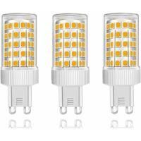 OEM Paquete De 3 Bombillas Led G9 De 10 W, Equivalentes A Hal&oacute;genas De 150 W, 86 Led, 1000 Lm, &Aacute;ngulo De Haz De 360&deg;, Ultrabrillantes, Ac220-240v, No Regu
