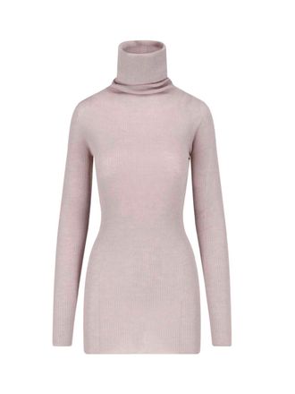 Rick Owens Maglia Collo Alto In Lana