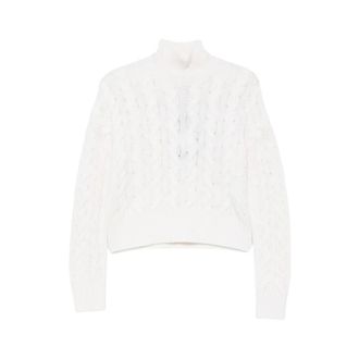 Max Mara Mstcosmo Sweater - Knitwear - Mujer - Blanco - M