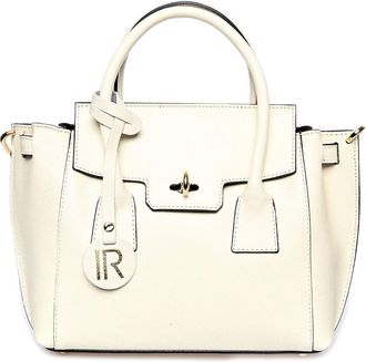 Isabella Rhea Beige Rundleer Tas