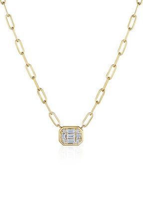Kwiat Starburst Diamond Pendant Necklace in Gold at Nordstrom, Size 16