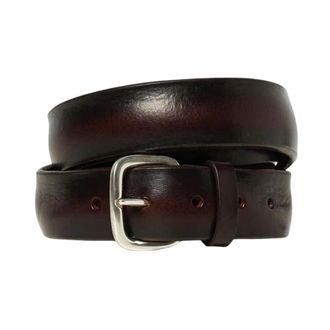 Orciani Accessoires, Heren, Bruin, ONE Size, Leer, Verfijnde leren riem met zilveren gesp