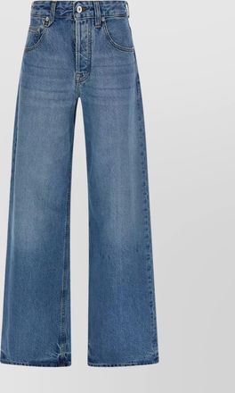 Jacquemus wide leg denim trousers with belt loops