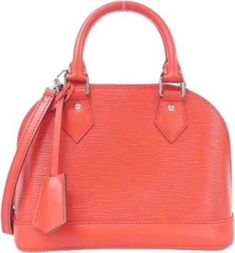 Louis Vuitton Pre-owned Epi Mini Handtas - Dames - Vintage Mini Tas - Oranje - ONE Size - Leer - Vintage