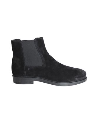 Tod's TodS Pre-owned Womens Pull On Ankle Boots in Black Suede - Size EU 42