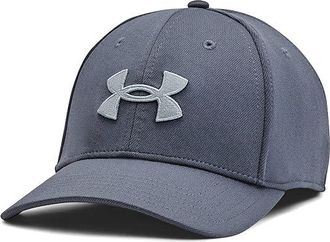 Under Armour Blitzing Mens Hat Caps Downpour Gray/Harbor Blue : XL-2XL, Polyester