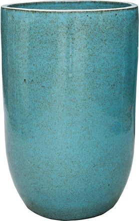 Baq Hochwertiger In-/Outdoor Blumentopf Pure Partner ø 52 cm/Höhe 79 cm, Türkis