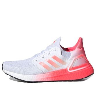 adidas (WMNS) adidas UltraBoost 20 White Signal Pink EG5201