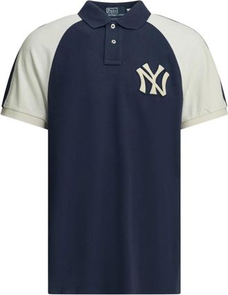 Polo Ralph Lauren New York Yankees Poloshirt - Heren - Polos - Blauw - L - Katoen - Tops