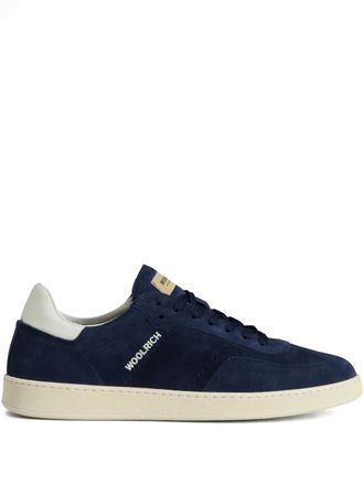Woolrich Suède low-top sneakers - Blauw