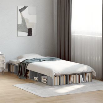 Berkfield Home Bed Frame without Mattress Grey Sonoma 90x200 cm