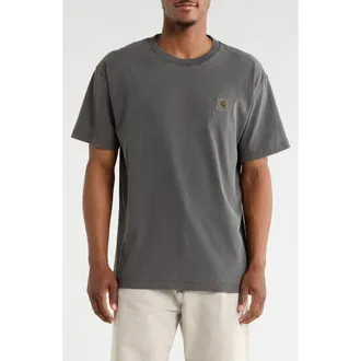 Carhartt Work in Progress Mens Nelson Oversize Logo Patch T-Shirt in Black (Gar at Nordstrom, Size Xx-Large
