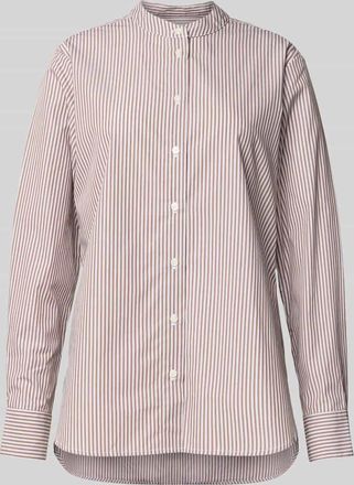 Fynch-Hatton Fynch-Hatton Hemdbluse mit Knopfleiste in Hellbraun, Größe 36