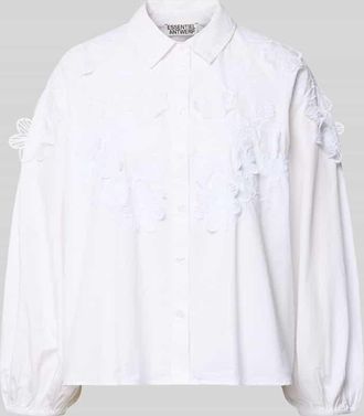 Essentiel Boxy Fit Hemdbluse aus reiner Baumwolle Modell JOELLA in Weiss, Gr&ouml;&szlig;e XS