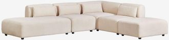 Sklum Sklum - Sof&aacute; Modular Esquinero De 4 Piezas Con Div&aacute;n Izquierdo Y Puff Fogler